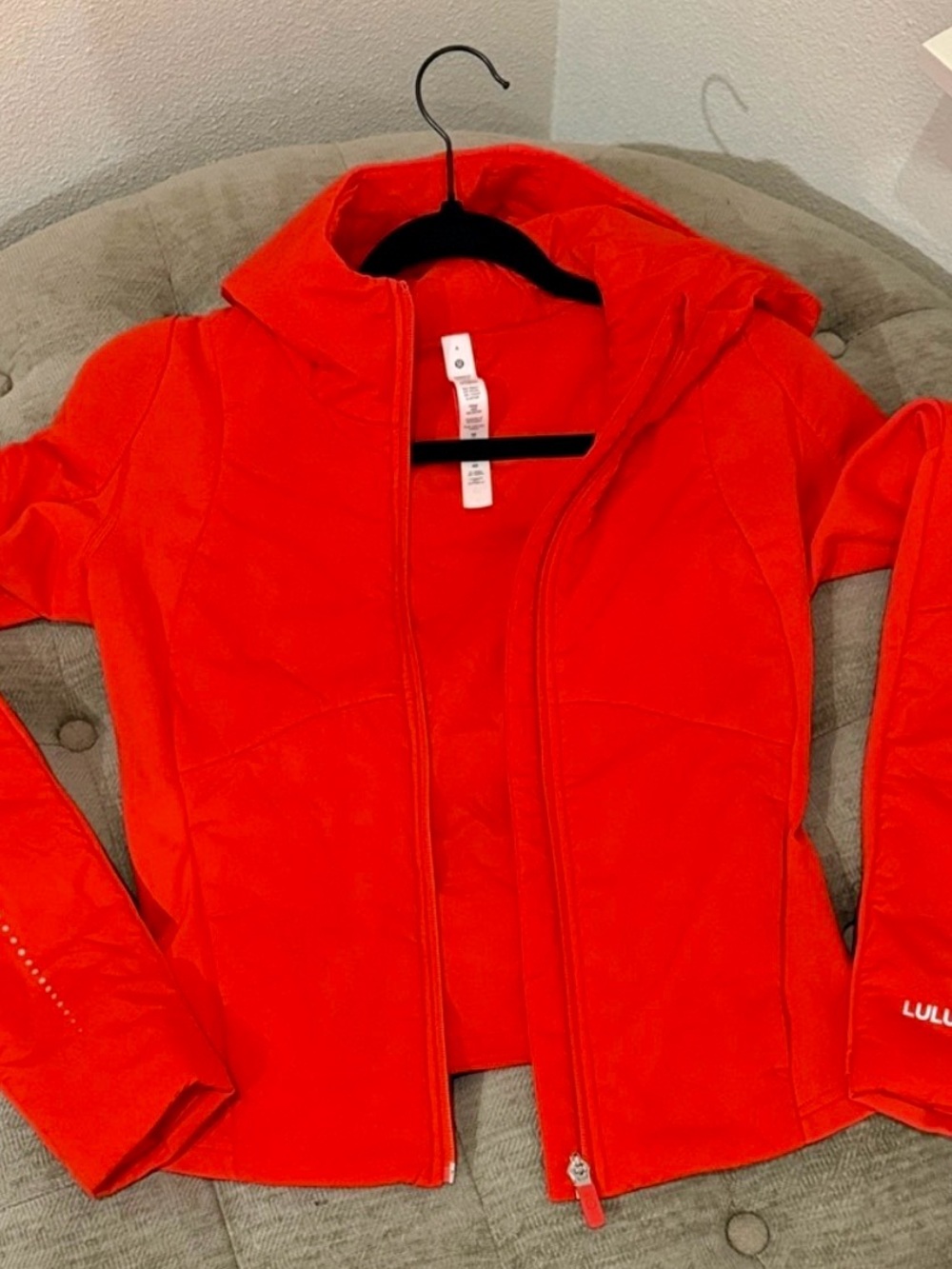lululemon Athletics Push Your Pace (reddish/orange) Hooded Jacket